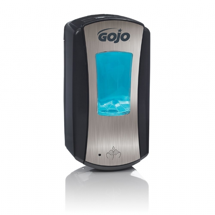 GOJO LTX-12 Touch-Free Chrome/Black Dispenser