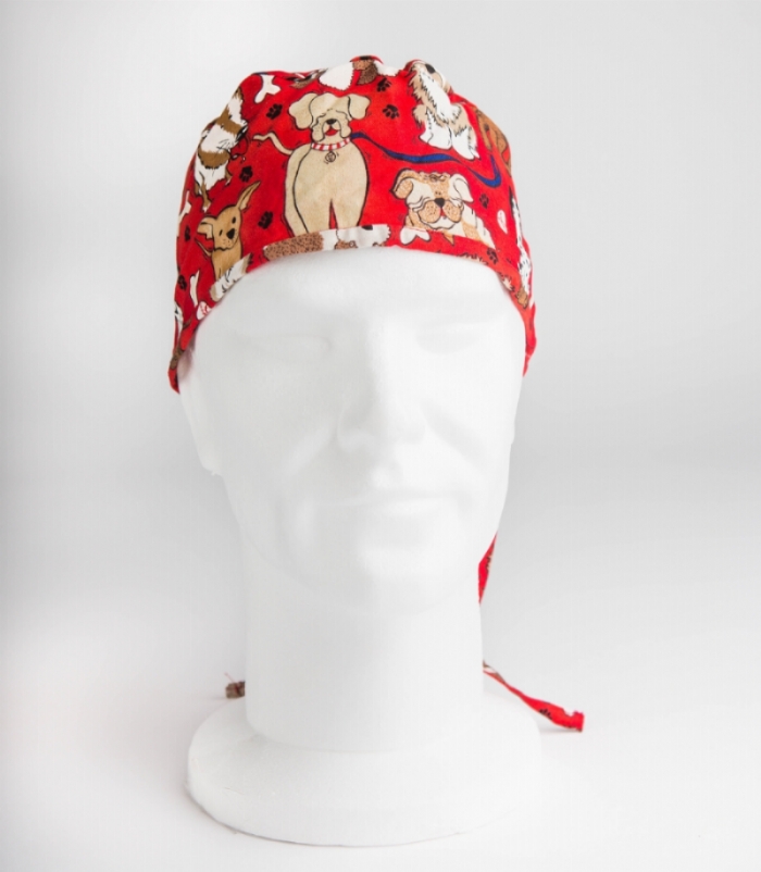 Red Dogs Surgeons Hat 100% Cotton