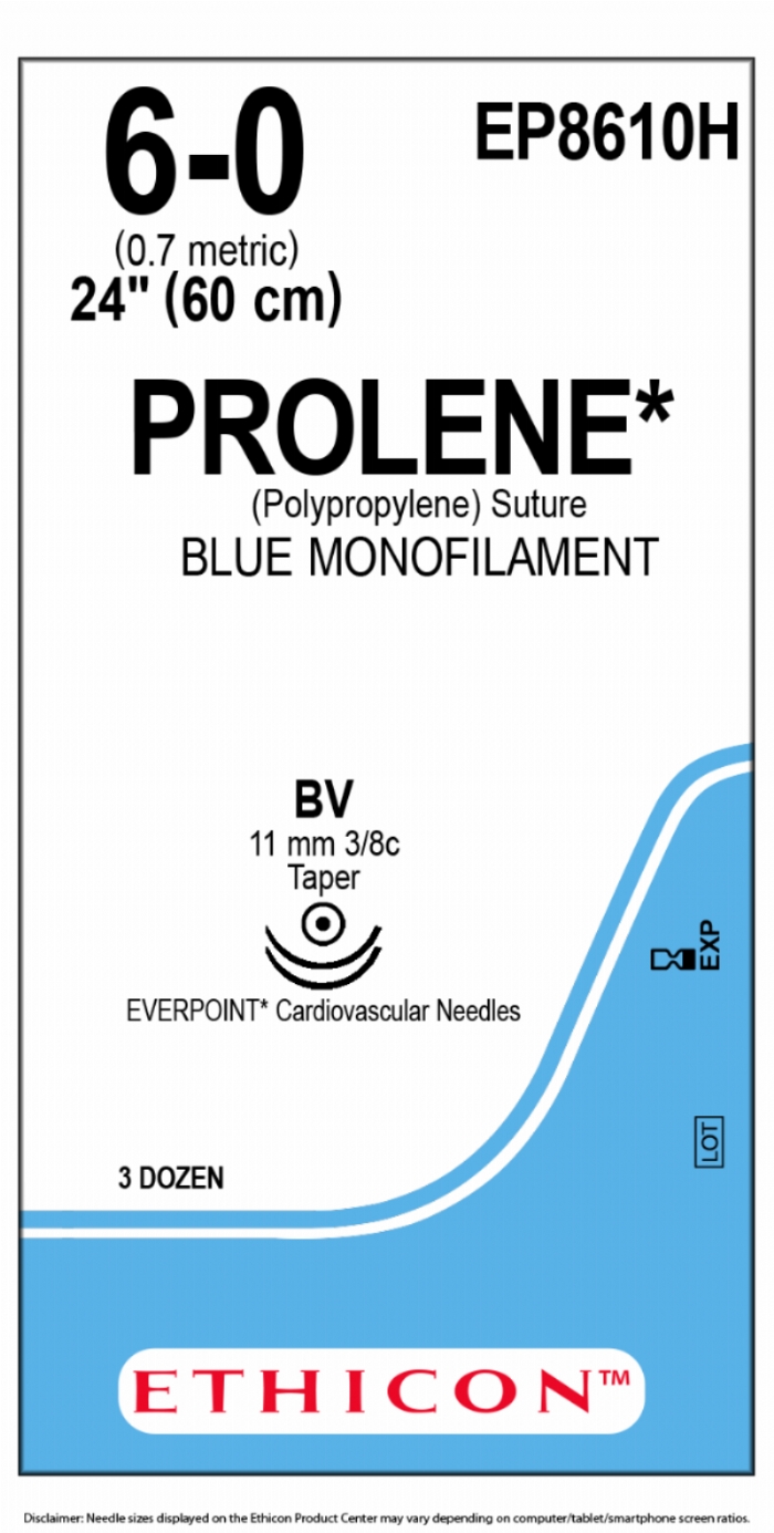 PROLENE Polypropylene Suture With EVERPOINT Technology