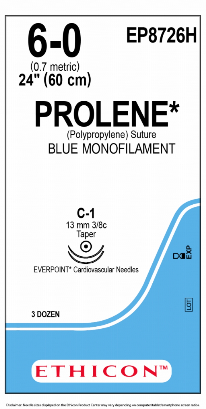 PROLENE Polypropylene Suture With EVERPOINT Technology