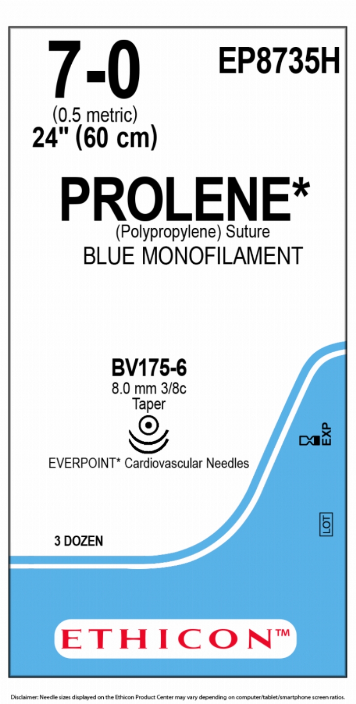 PROLENE Polypropylene Suture With EVERPOINT Technology