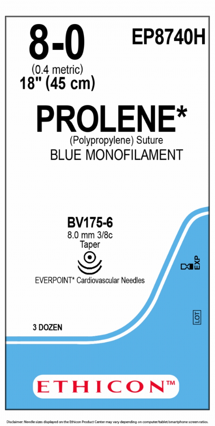 PROLENE Polypropylene Suture With EVERPOINT Technology