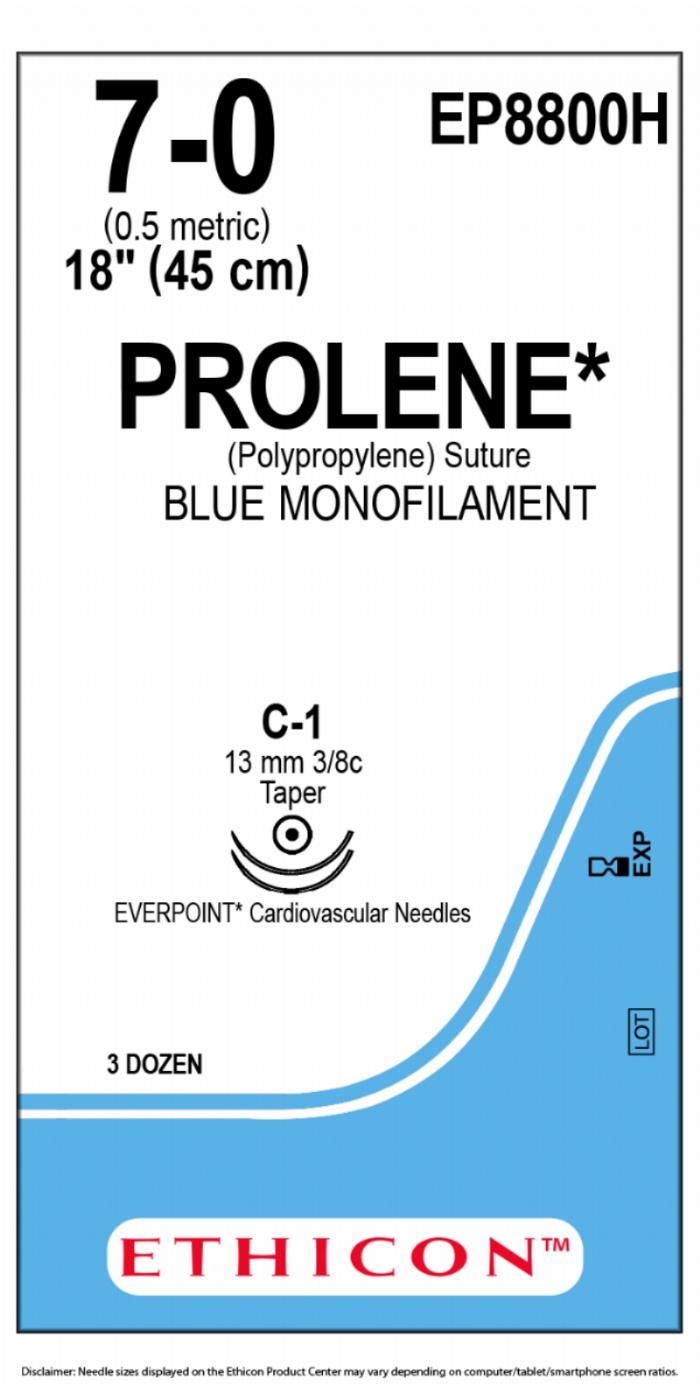 PROLENE Polypropylene Suture With EVERPOINT Technology