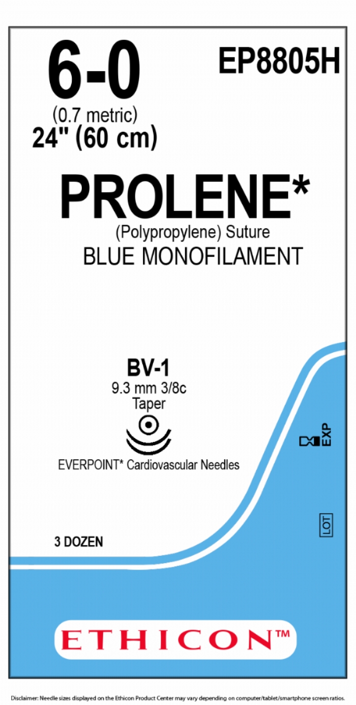 PROLENE Polypropylene Suture With EVERPOINT Technology