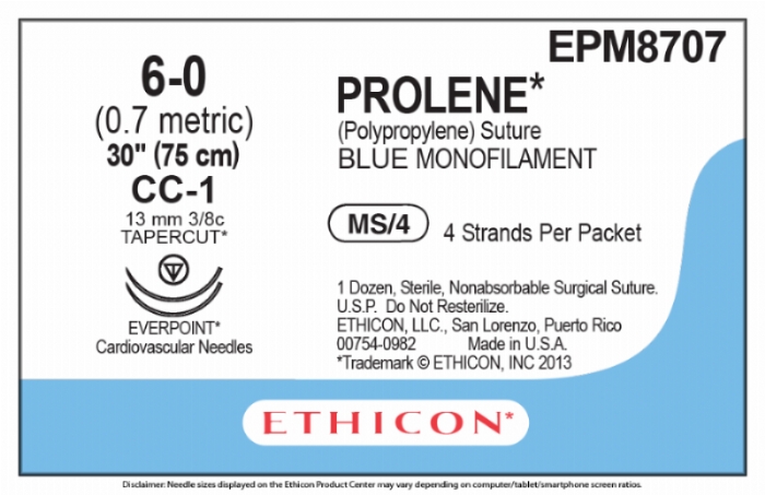 PROLENE Polypropylene Suture With EVERPOINT Technology