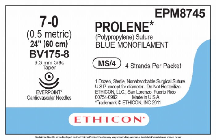 PROLENE Polypropylene Suture With EVERPOINT Technology