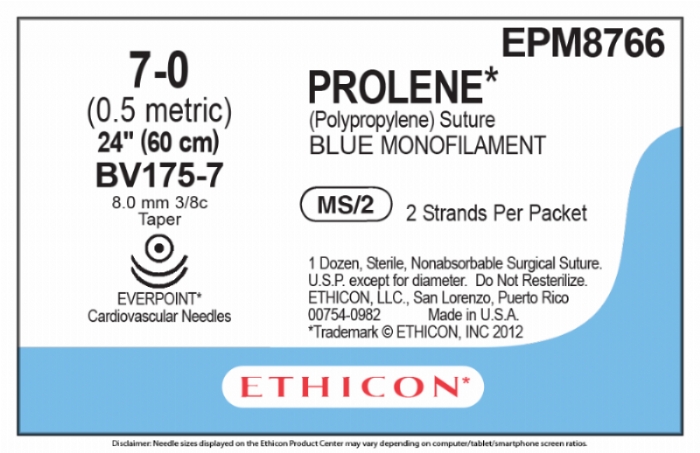 PROLENE Polypropylene Suture With EVERPOINT Technology