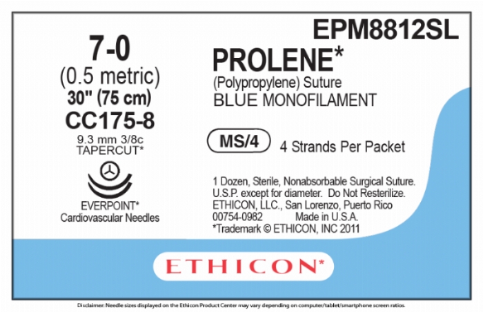 PROLENE Polypropylene Suture With EVERPOINT Technology