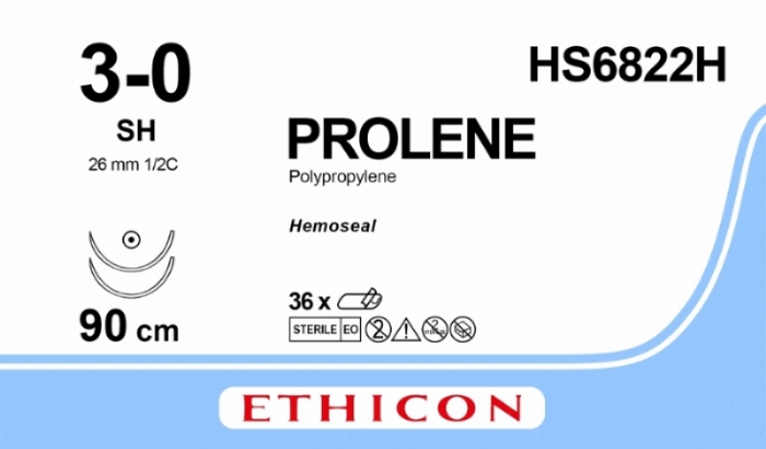 PROLENE Polypropylene Suture with HEMOSEAL Technology