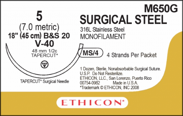 Surgical Stainless Steel Suture