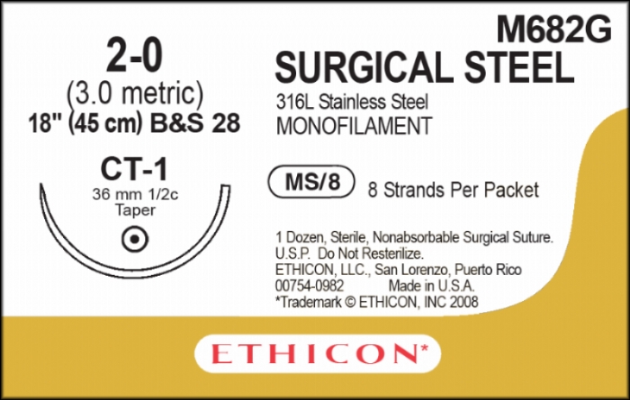 Surgical Stainless Steel Suture