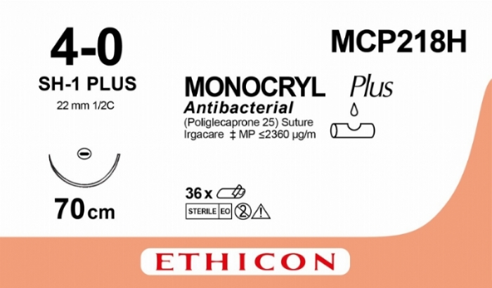 MONOCRYL  Plus Antibacterial (poliglecaprone 25) Suture