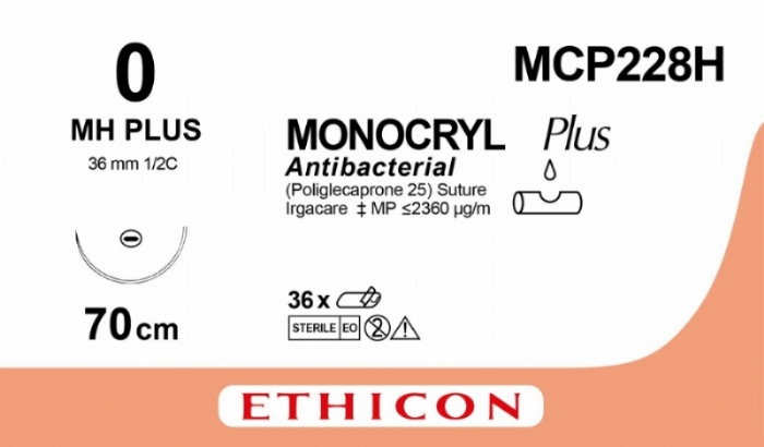 MONOCRYL Plus Antibacterial (poliglecaprone 25) Suture