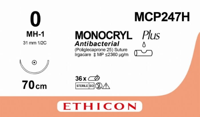 MONOCRYL  Plus Antibacterial (poliglecaprone 25) Suture