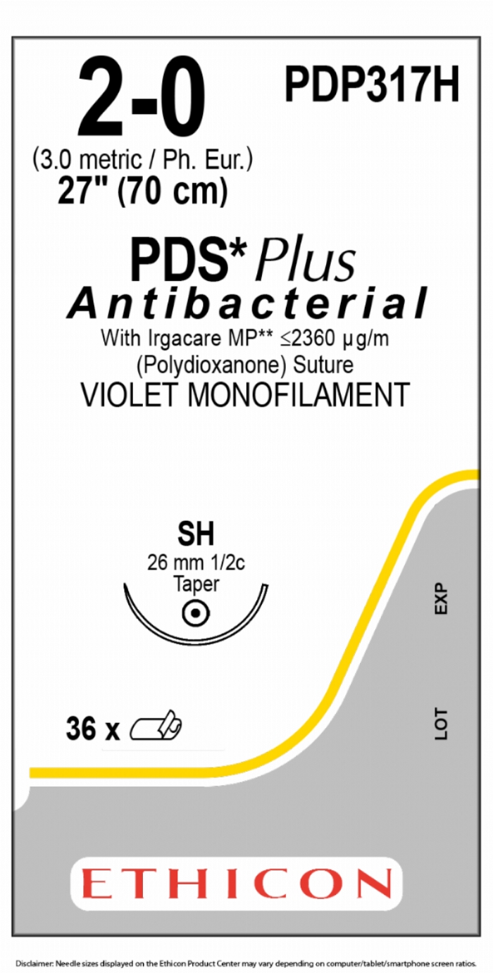 PDS Plus Antibacterial (polydioxanone) Suture