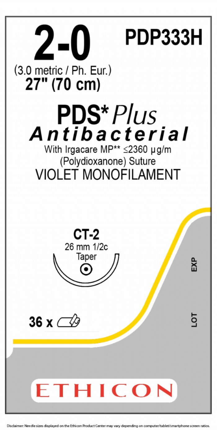 PDS Plus Antibacterial (polydioxanone) Suture