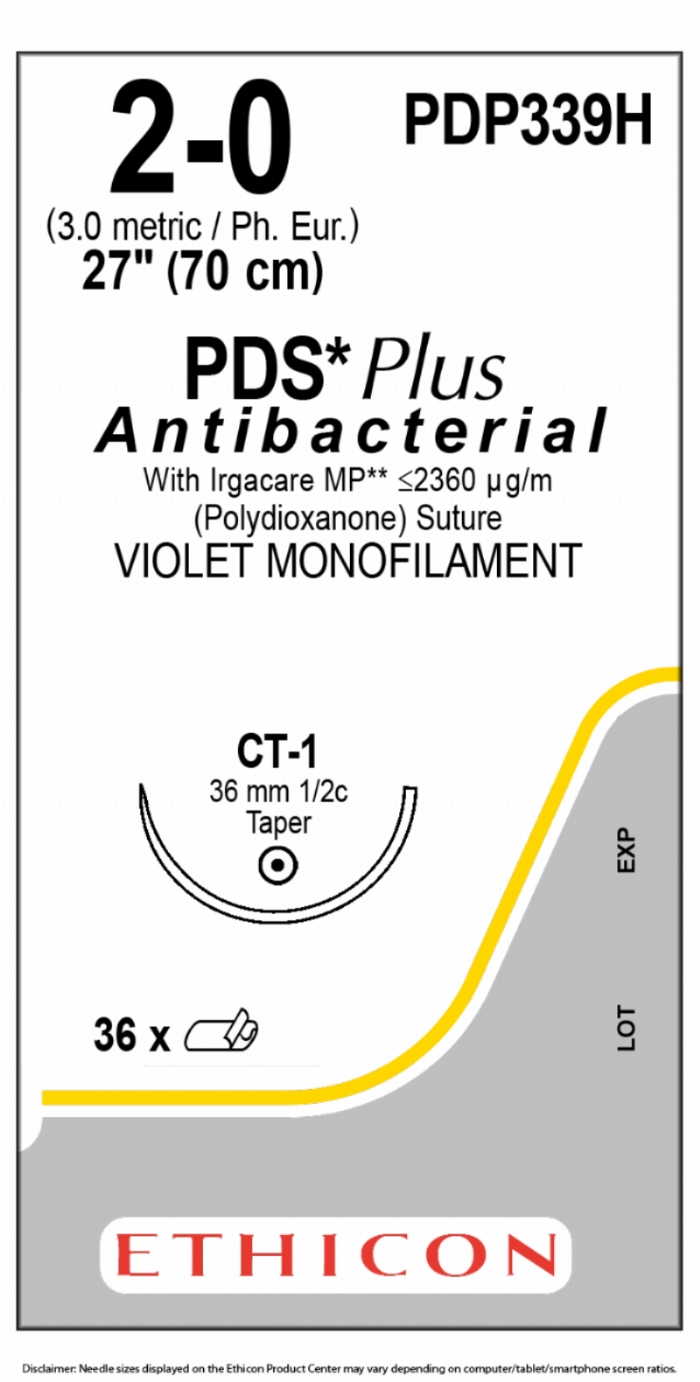 PDS Plus Antibacterial (polydioxanone) Suture