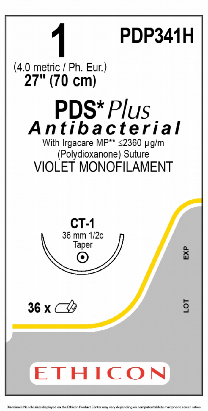 PDS Plus Antibacterial (polydioxanone) Suture