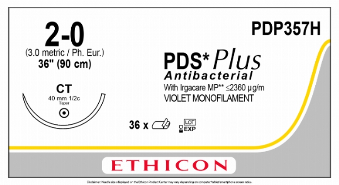 PDS Plus Antibacterial (polydioxanone) Suture