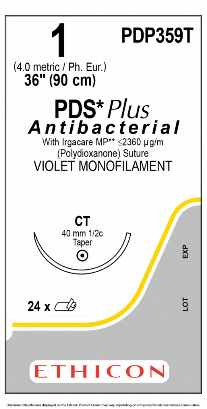 PDS Plus Antibacterial (polydioxanone) Suture