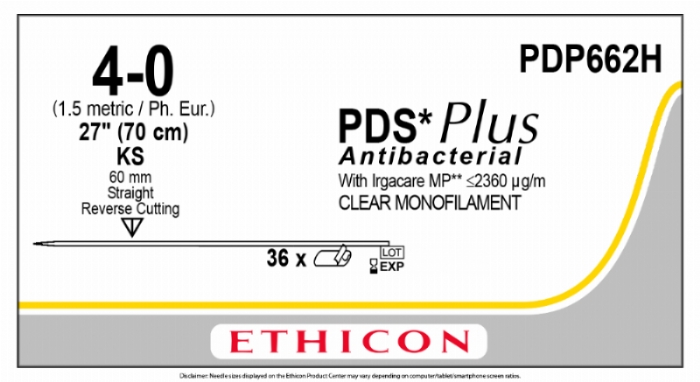 PDS Plus Antibacterial (polydioxanone) Suture