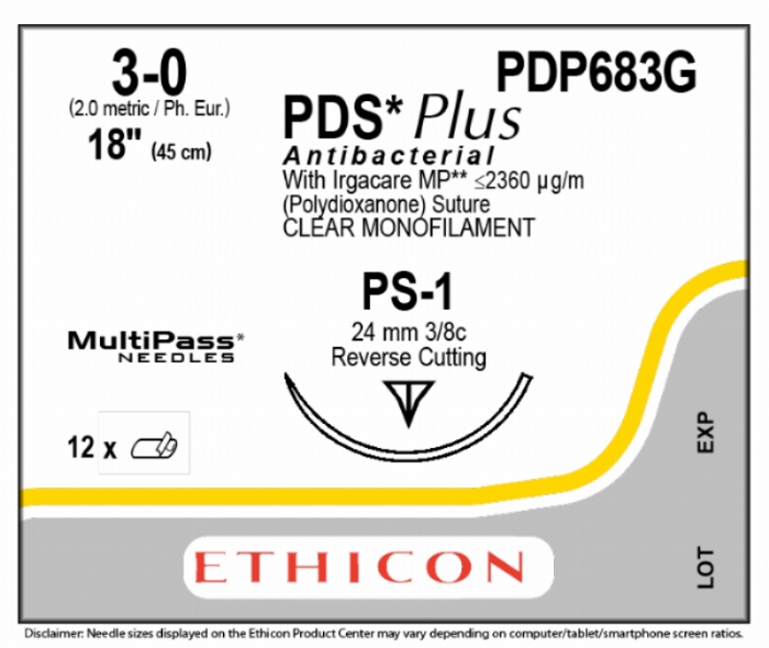 PDS Plus (polydioxanone) Suture