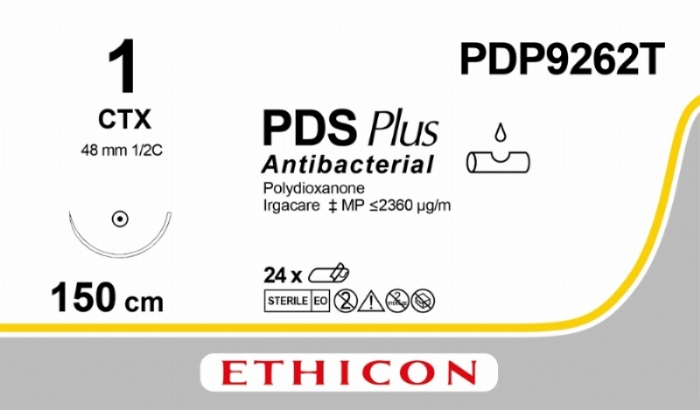 PDS Plus Antibacterial (polydioxanone) Suture