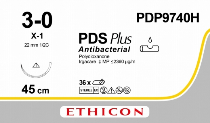 PDS Plus Antibacterial (polydioxanone) Suture