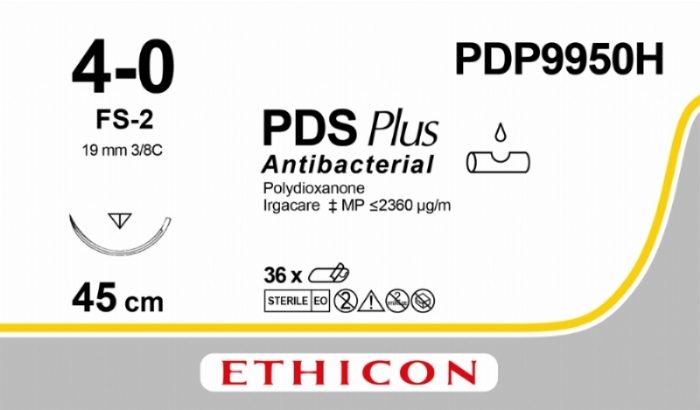 PDS Plus Antibacterial (polydioxanone) Suture