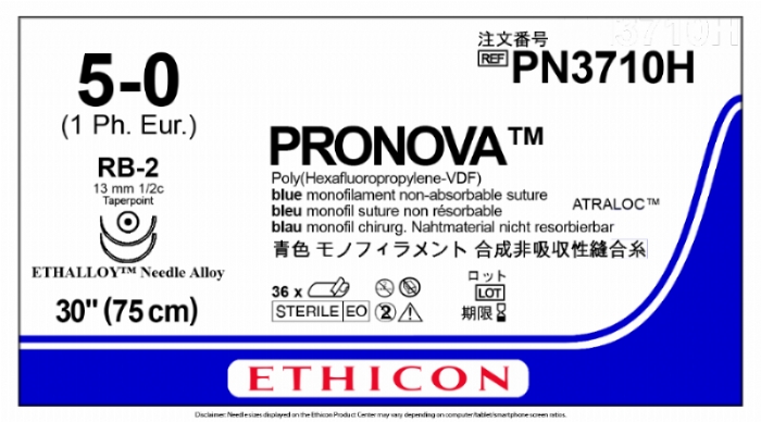 PRONOVA® Poly (Hexafluoropropylene – VDF) Suture