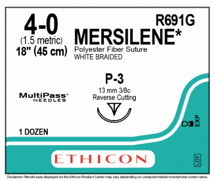 MERSILENE Polyester Fiber Suture