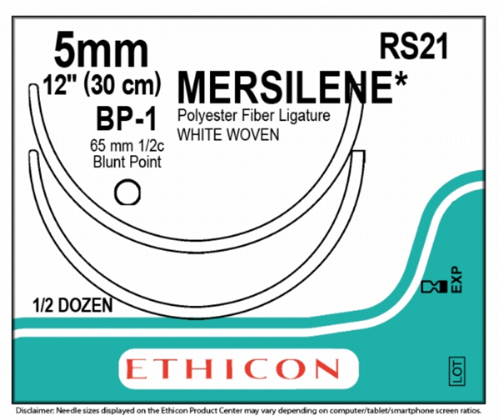 MERSILENE TAPE WHT 30CMX5MM