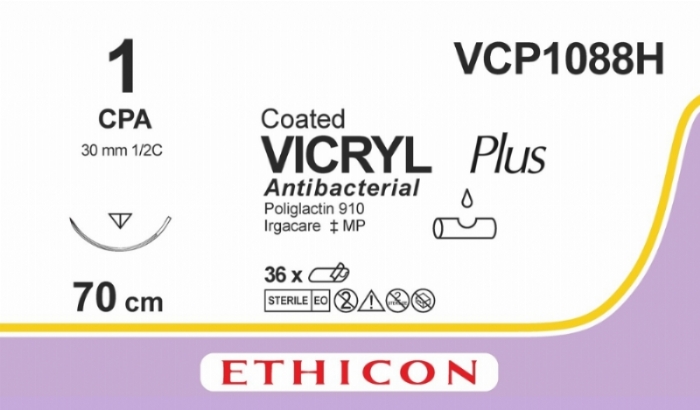 COATED VICRYL Plus Antibacterial (polyglactin 910) Suture