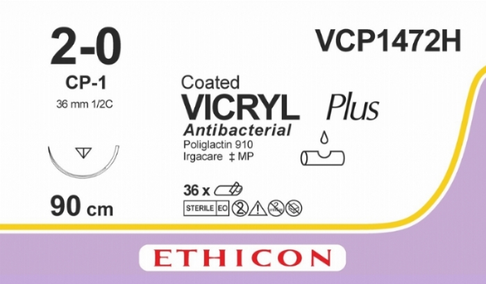 COATED VICRYL Plus Antibacterial (polyglactin 910) Suture