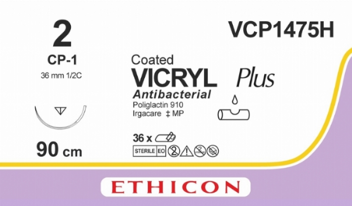 COATED VICRYL Plus Antibacterial (polyglactin 910) Suture