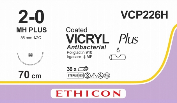 COATED VICRYL Plus Antibacterial (polyglactin 910) Suture