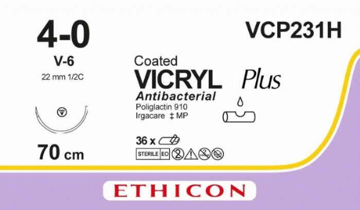 COATED VICRYL Plus Antibacterial (polyglactin 910) Suture