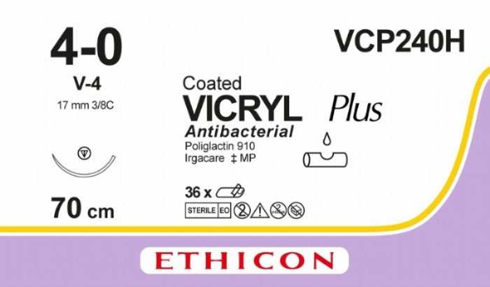 COATED VICRYL Plus Antibacterial (polyglactin 910) Suture