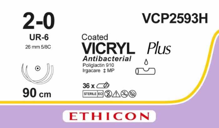 COATED VICRYL Plus Antibacterial (polyglactin 910) Suture