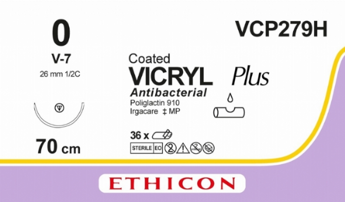 COATED VICRYL Plus Antibacterial (polyglactin 910) Suture