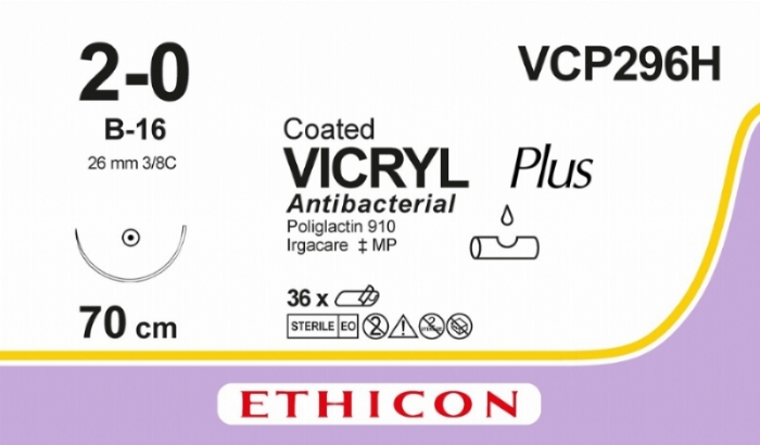 COATED VICRYL Plus Antibacterial (polyglactin 910) Suture