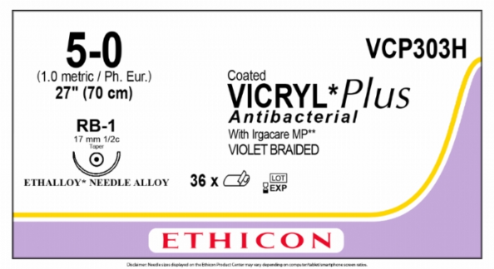 COATED VICRYL Plus Antibacterial (polyglactin 910) Suture