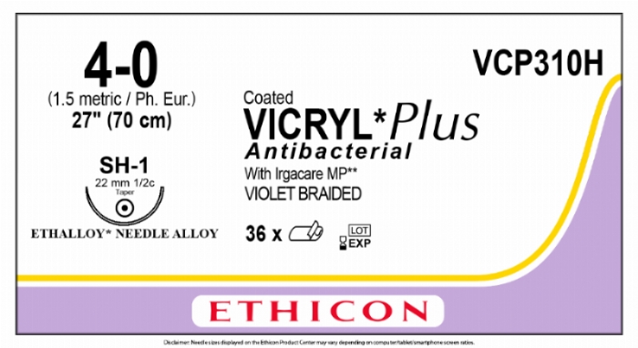 COATED VICRYL Plus Antibacterial (polyglactin 910) Suture