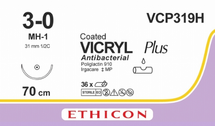 COATED VICRYL Plus Antibacterial (polyglactin 910) Suture