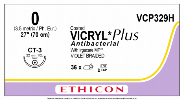 COATED VICRYL Plus Antibacterial (polyglactin 910) Suture