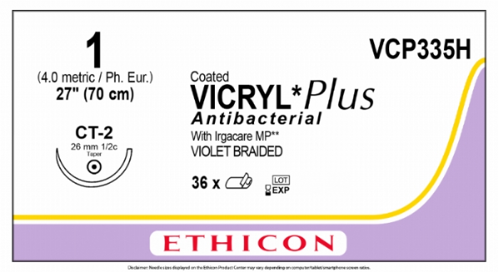 COATED VICRYL Plus Antibacterial (polyglactin 910) Suture