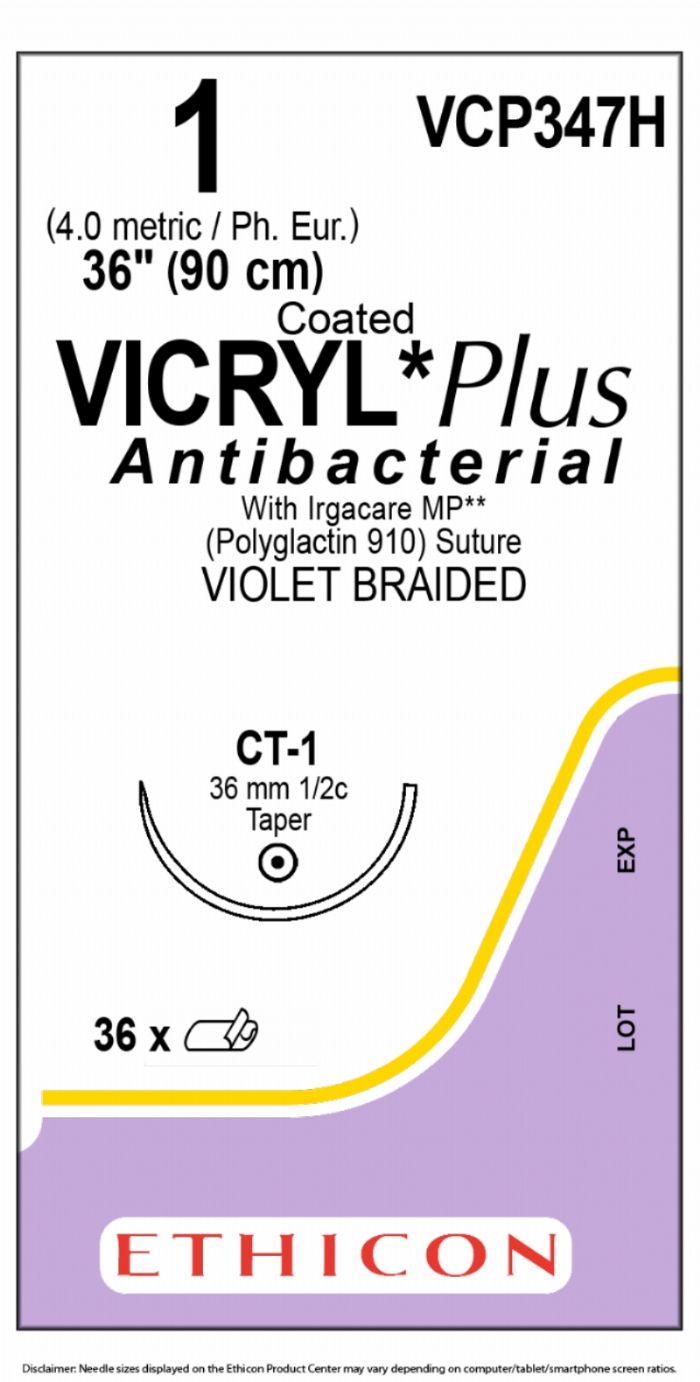 COATED VICRYL Plus Antibacterial (polyglactin 910) Suture