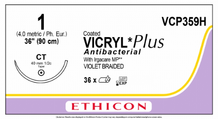 COATED VICRYL Plus Antibacterial (polyglactin 910) Suture