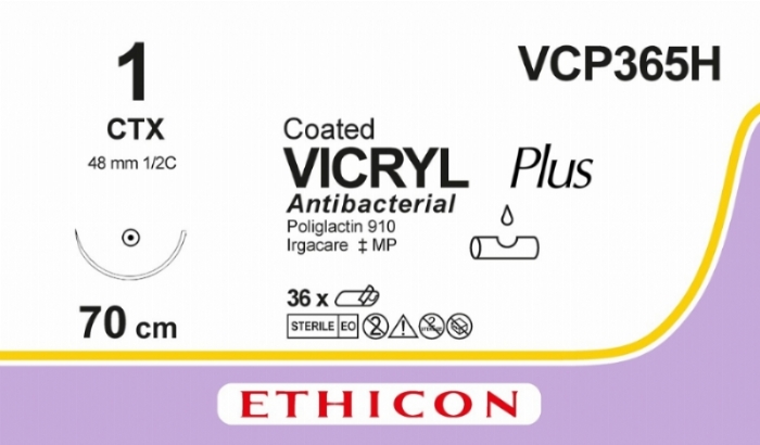 COATED VICRYL Plus Antibacterial (polyglactin 910) Suture