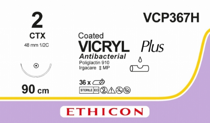 COATED VICRYL Plus Antibacterial (polyglactin 910) Suture